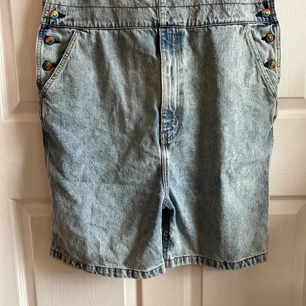 Levi’s Pride Rainbow Denim Shortalls Overalls‎ Shorts Size L